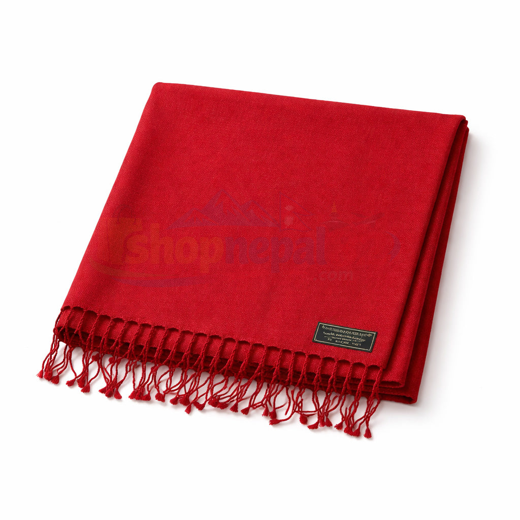 Nepali Pashmina Silk Shawl Handmade in Nepal π³π΅